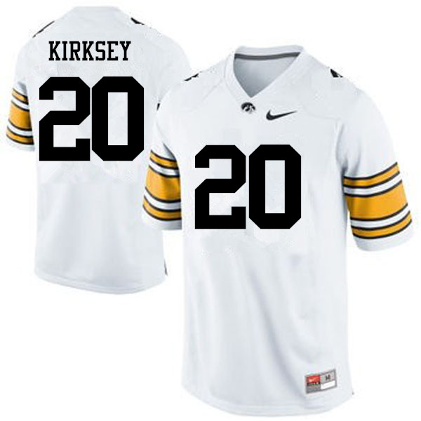 Men Iowa Hawkeyes #20 Christian Kirksey College Football Jerseys-White